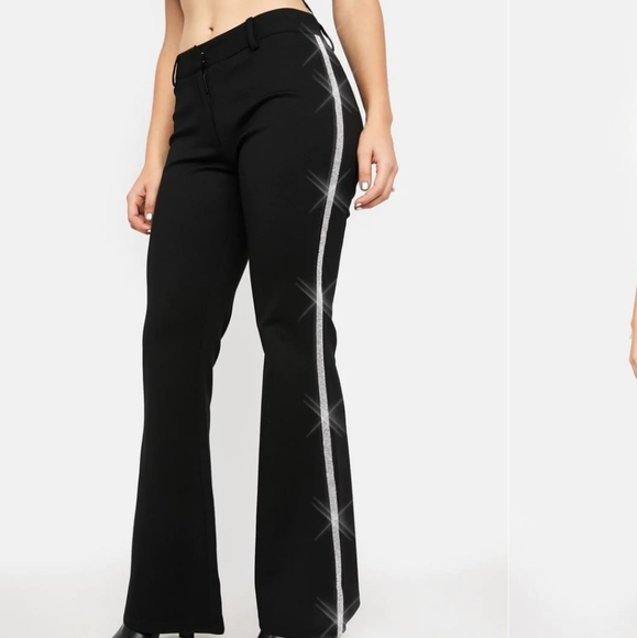 Rhinestone flare pants - Picture 3 of 4